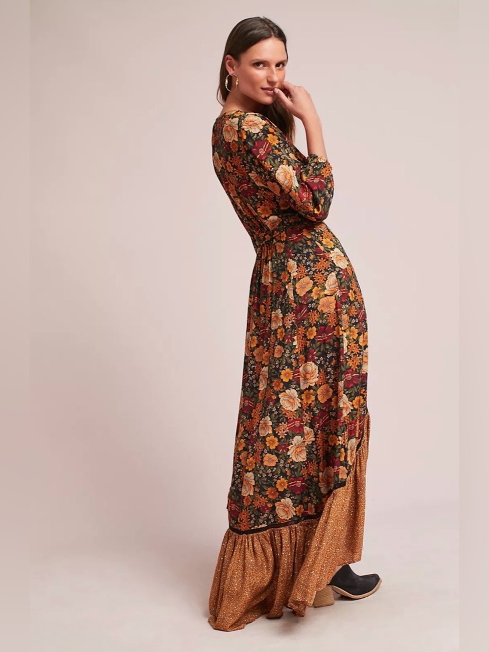 Farm Rio Madrid Wrap Maxi Dress M - Picture 2 of 9
